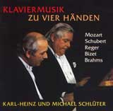 Klaviermusik zu vier Händen; Karl-Heinz und Michael Schlüter, Klavier